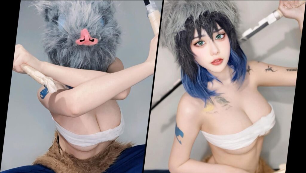 Mazikeen_salvatore cosplay sexy inosuke