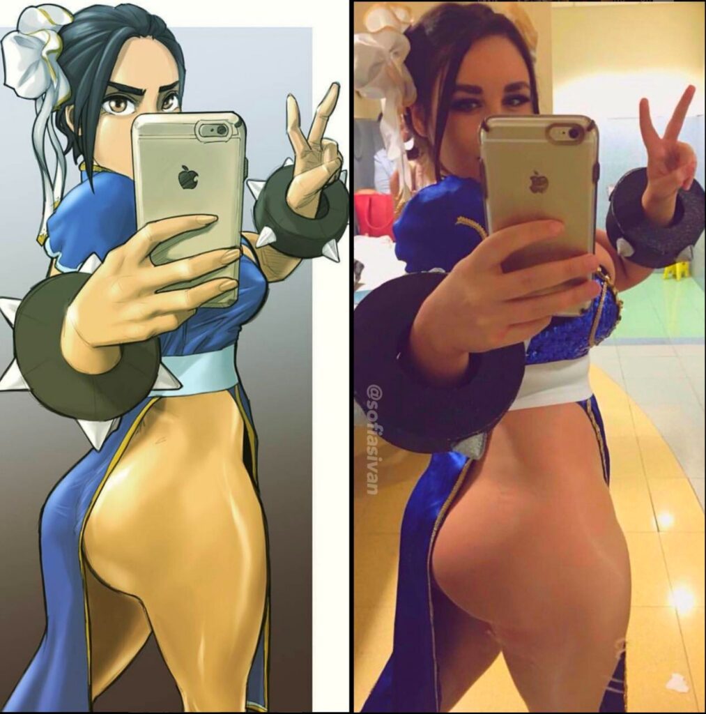 sexy chun li cosplay