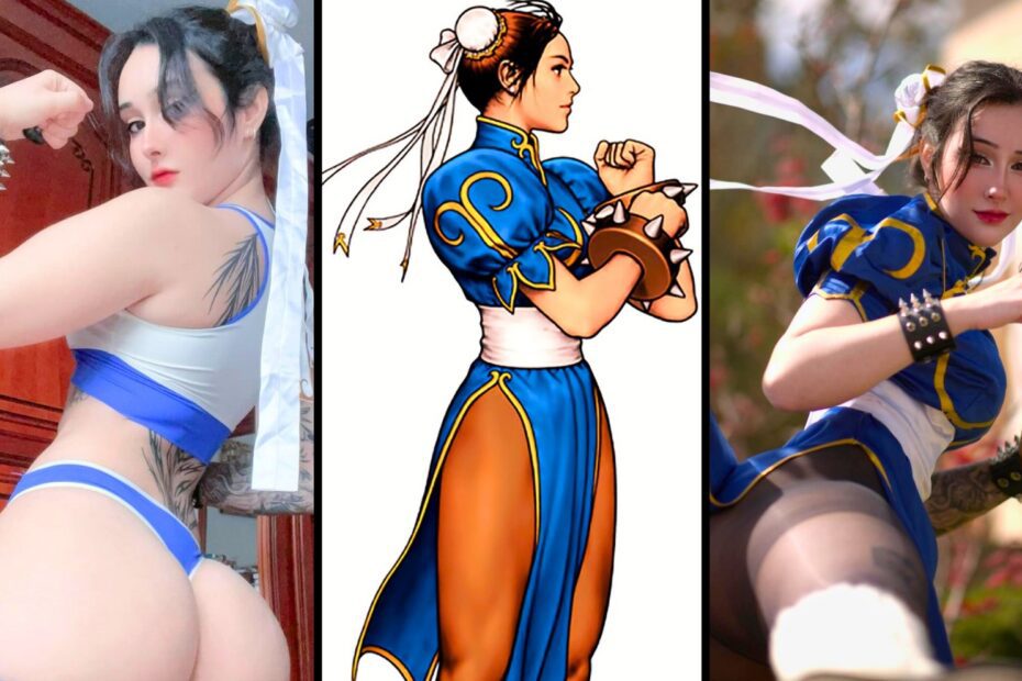 Nyukix sexy chun li cosplay