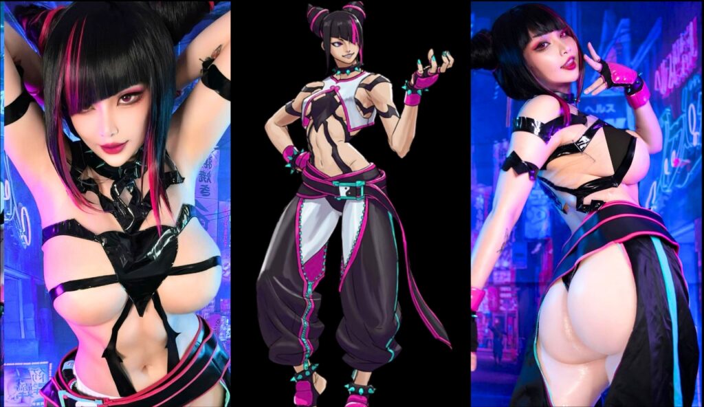 Juri Han cosplay Hana Bunny