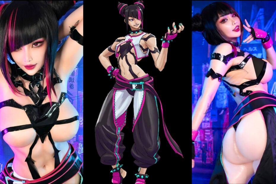 Juri Han cosplay Hana Bunny