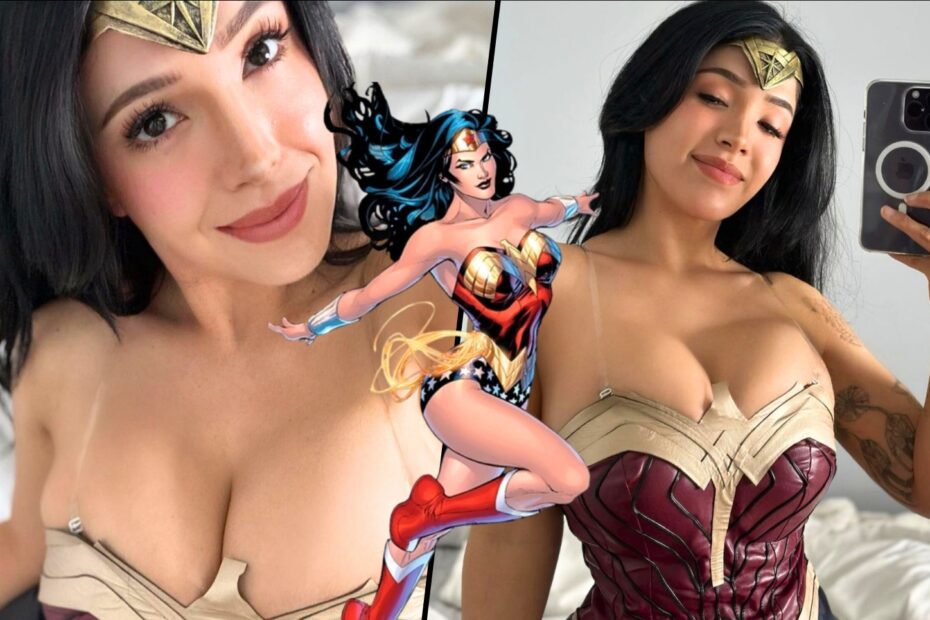 Minitinah Wonder Woman Sexy cosplay