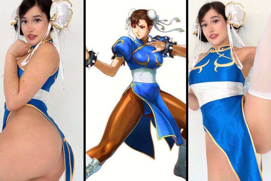 Liawaifuu as Chun li cosplay from Street Fighter