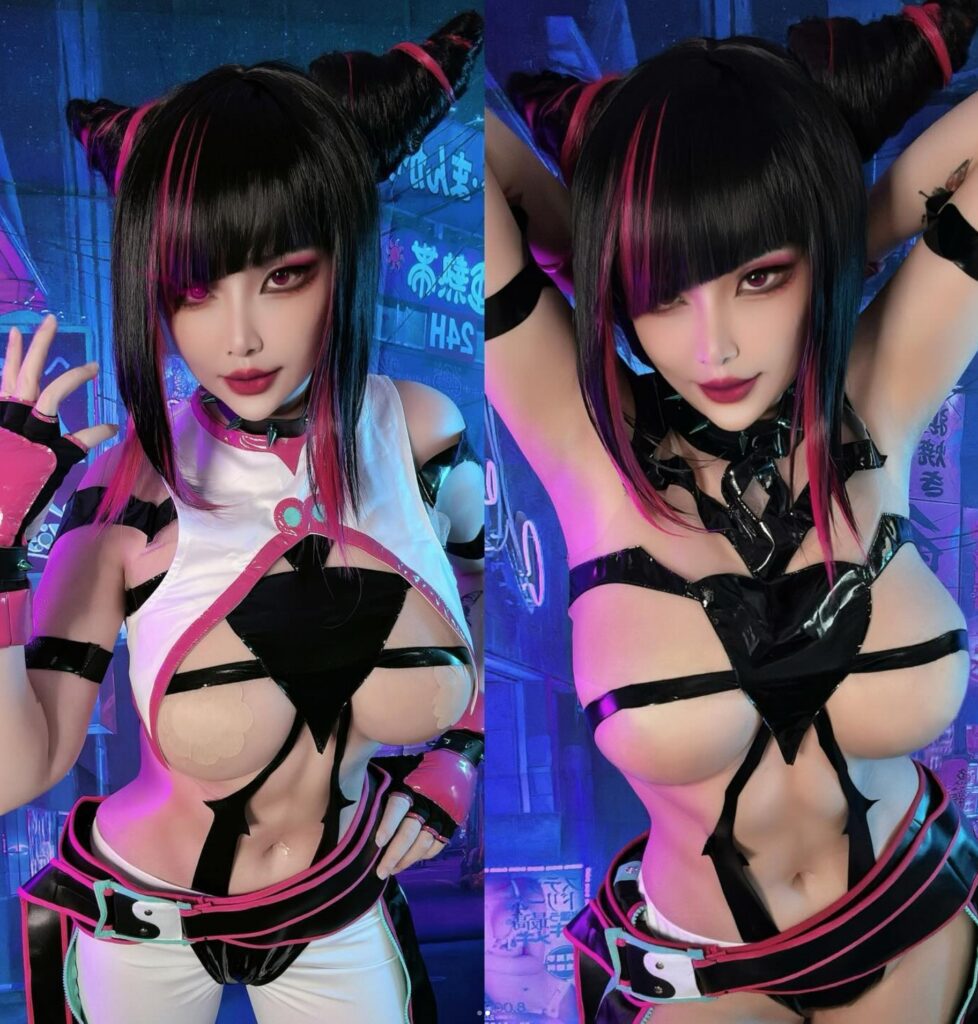 Juri Han cosplay Hana Bunny