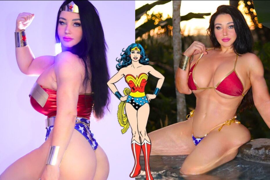 Sofiasivan sexy wonder woman cosplay